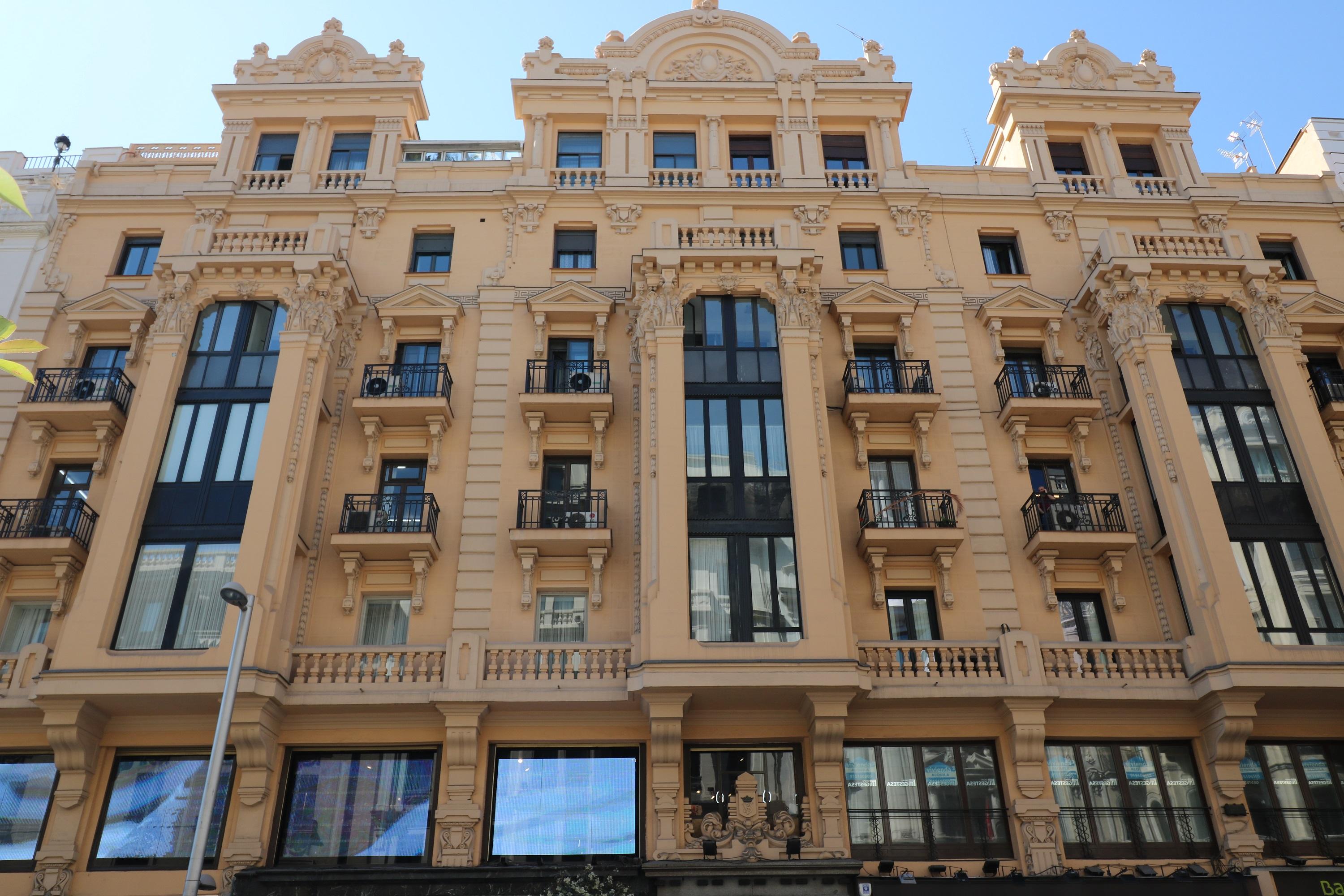 Hostal Hispano - Argentino Gran Via Madrid Exteriér fotografie